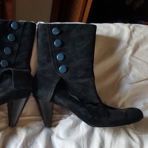 T.U.K. Victorian Button Up Heel Boots